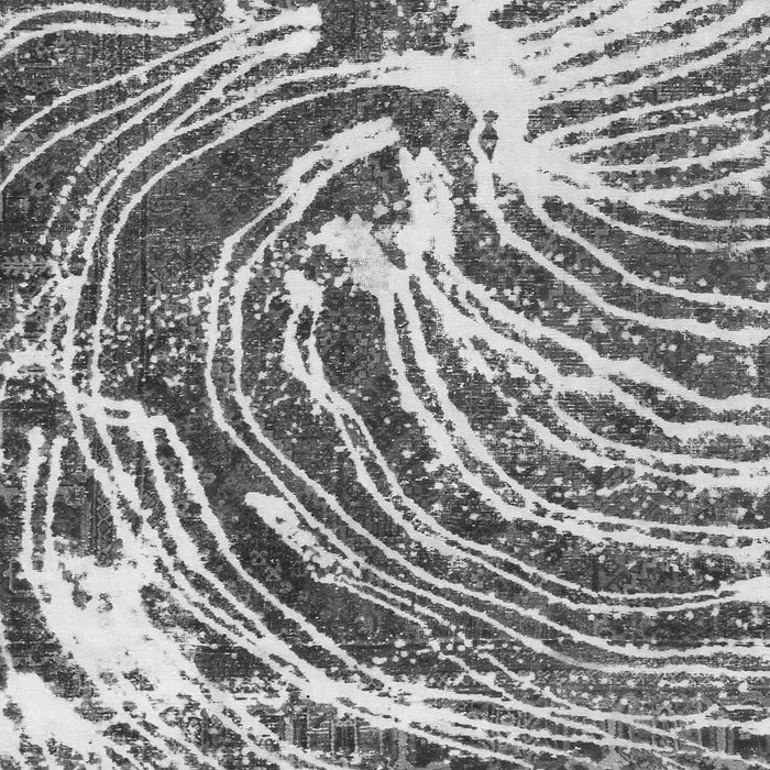 Square Abstract Gray Modern Rug, abs999gry