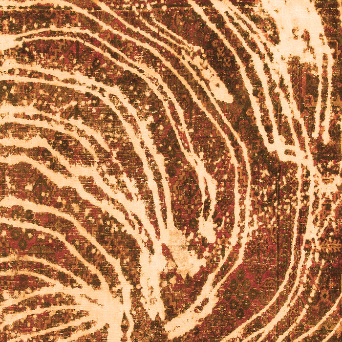 Abstract Orange Modern Rug, abs999org