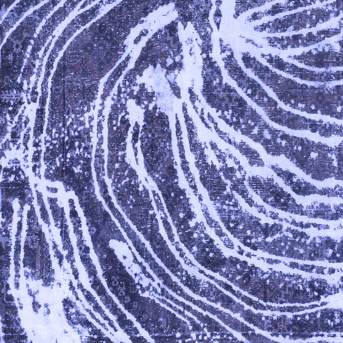 Abstract Blue Modern Rug, abs999blu