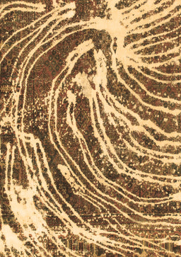 Abstract Brown Modern Rug, abs999brn