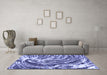 Machine Washable Abstract Blue Modern Rug in a Living Room, wshabs999blu