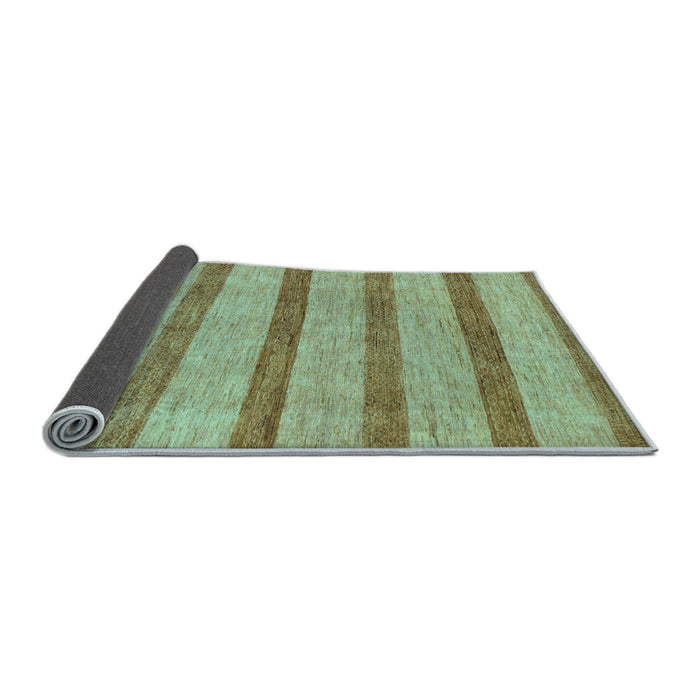 Sideview of Abstract Light Blue Modern Rug, abs99lblu