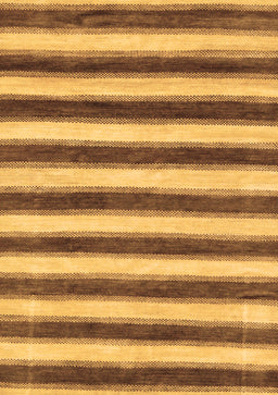 Abstract Brown Modern Rug, abs9brn