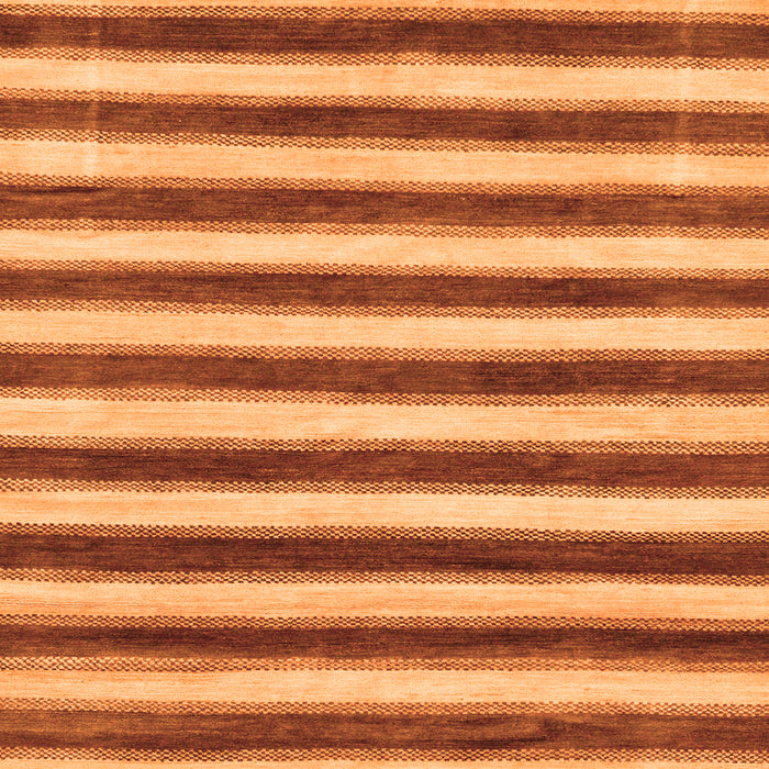 Square Machine Washable Abstract Orange Modern Area Rugs, wshabs9org