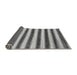 Sideview of Abstract Gray Modern Rug, abs9gry