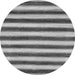 Round Abstract Gray Modern Rug, abs9gry