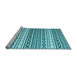Sideview of Machine Washable Abstract Light Blue Contemporary Rug, wshcon1000lblu