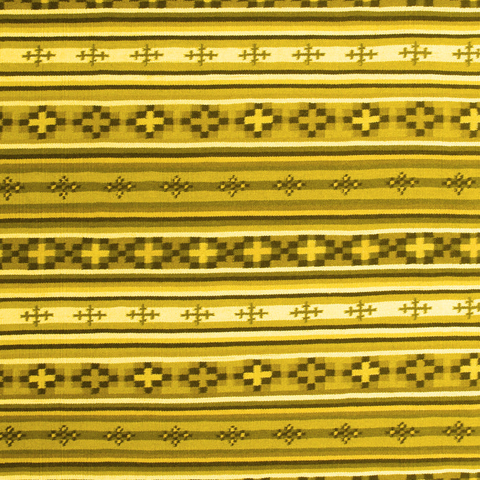 Machine Washable Abstract Yellow Contemporary Rug, wshcon1000yw