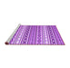 Sideview of Machine Washable Abstract Purple Contemporary Area Rugs, wshcon1000pur