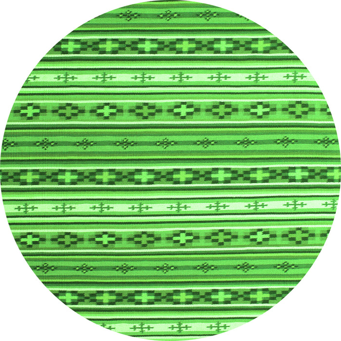 Machine Washable Abstract Green Contemporary Area Rugs, wshcon1000grn