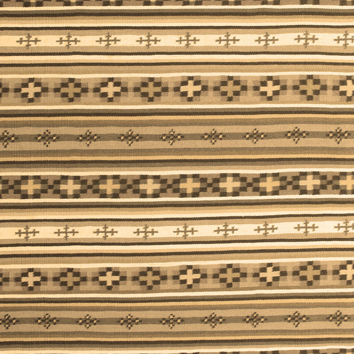 Machine Washable Abstract Brown Contemporary Rug, wshcon1000brn