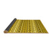 Sideview of Abstract Yellow Contemporary Rug, con1000yw