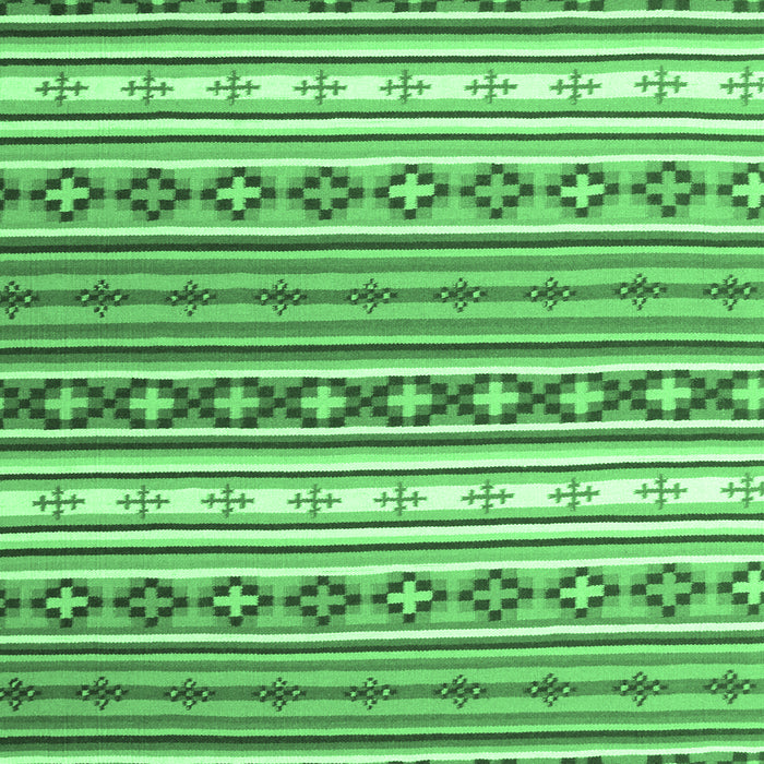 Machine Washable Abstract Emerald Green Contemporary Area Rugs, wshcon1000emgrn