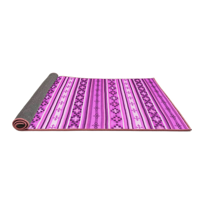 Sideview of Abstract Pink Contemporary Rug, con1000pnk