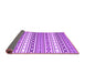 Sideview of Abstract Purple Contemporary Rug, con1000pur