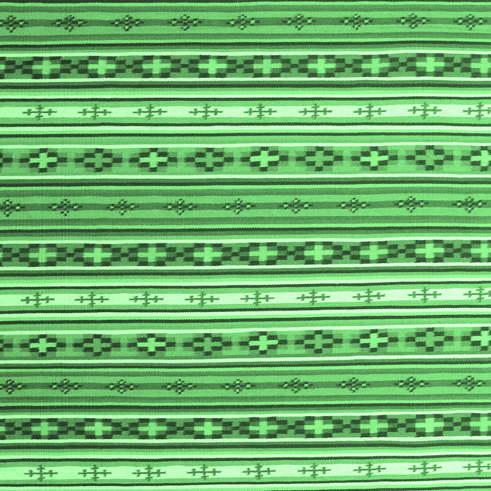 Square Abstract Emerald Green Contemporary Rug, con1000emgrn