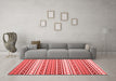 Contemporary Red Washable Rugs