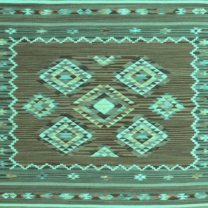 Southwestern Turquoise Country Rug, con1001turq