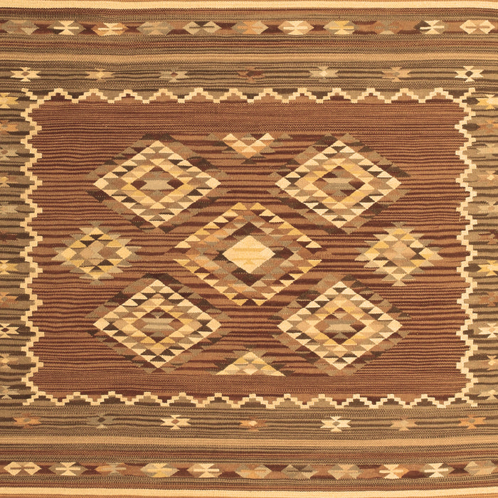 Southwestern Brown Country Rug, con1001brn