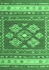 Southwestern Emerald Green Country Rug, con1001emgrn