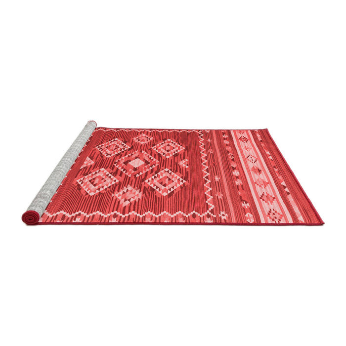 Country Red Washable Rugs