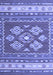 Southwestern Blue Country Rug, con1001blu