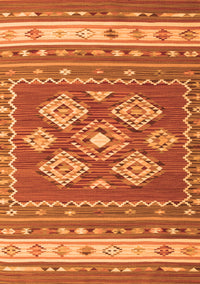 Southwestern Orange Country Rug, con1001org