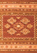 Southwestern Orange Country Rug, con1001org