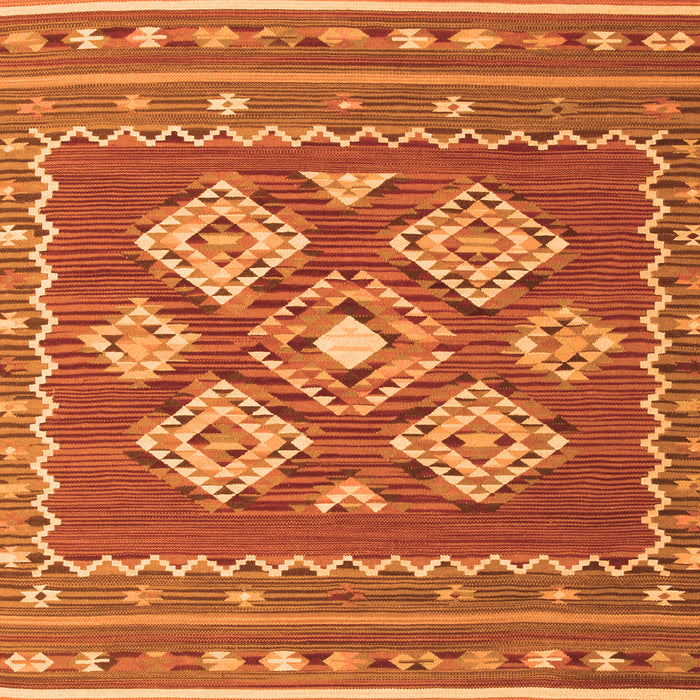 Southwestern Orange Country Rug, con1001org