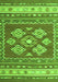 Southwestern Green Country Rug, con1001grn