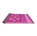 Sideview of Southwestern Pink Country Rug, con1001pnk