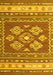 Southwestern Yellow Country Rug, con1001yw