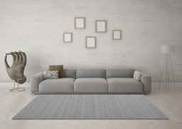 Machine Washable Abstract Gray Contemporary Rug in a Living Room,, wshcon1002gry