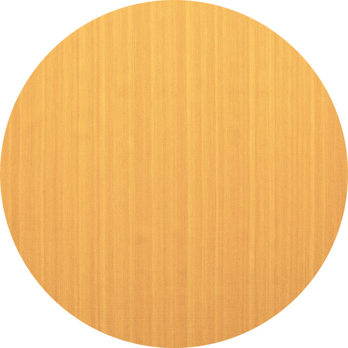 Round Abstract Brown Contemporary Rug, con1002brn