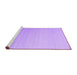 Sideview of Machine Washable Abstract Purple Contemporary Area Rugs, wshcon1003pur