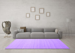 Machine Washable Abstract Purple Contemporary Area Rugs in a Living Room, wshcon1003pur