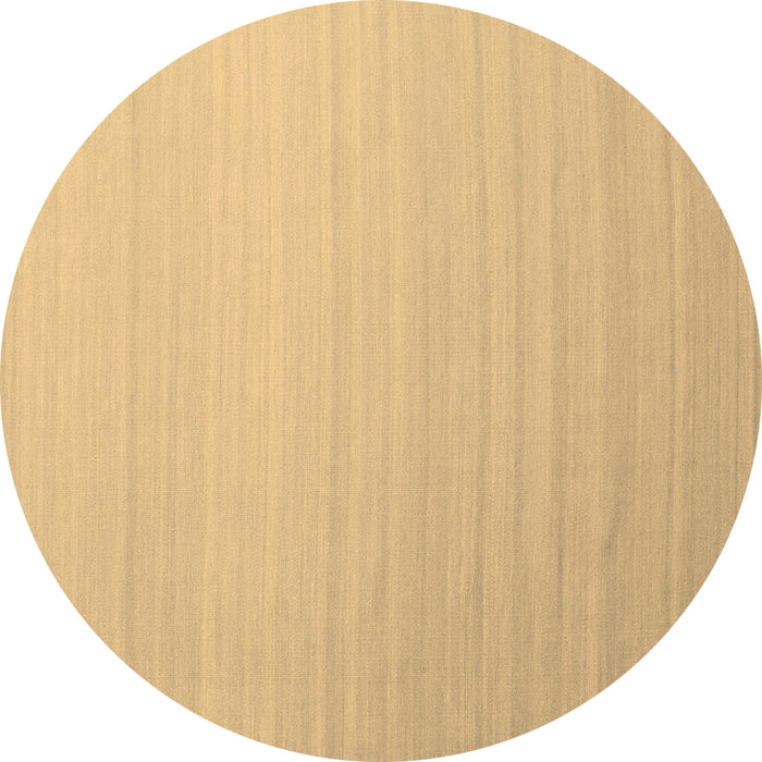 Round Abstract Brown Contemporary Rug, con1003brn