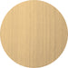 Round Abstract Brown Contemporary Rug, con1003brn