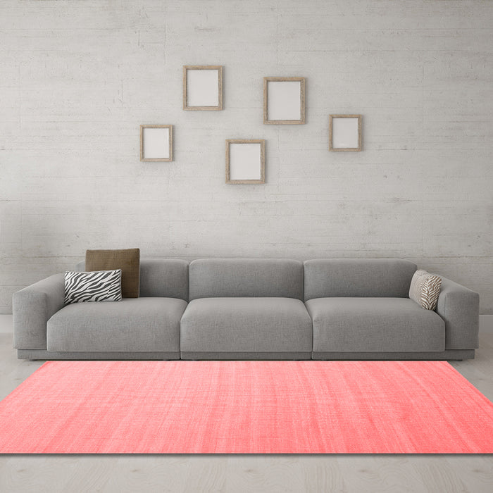 Contemporary Red Washable Rugs
