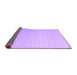 Sideview of Abstract Purple Contemporary Rug, con1003pur