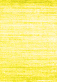 Abstract Yellow Contemporary Rug, con1004yw