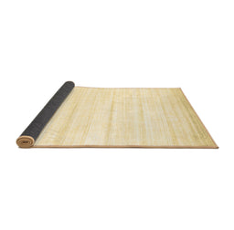 Sideview of Abstract Brown Contemporary Rug, con1004brn