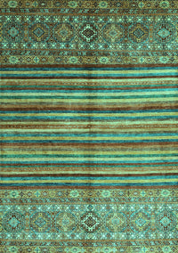 Southwestern Turquoise Country Rug, con1005turq