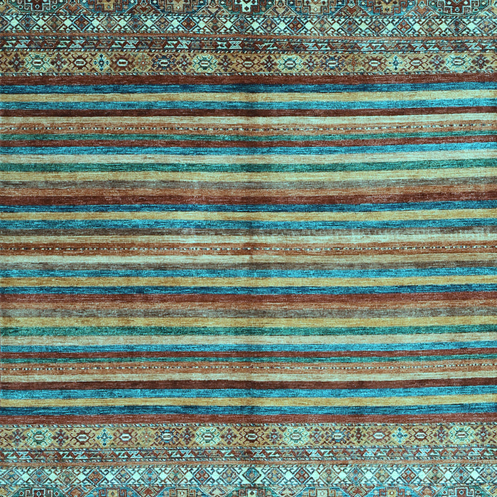 Southwestern Light Blue Country Rug, con1005lblu