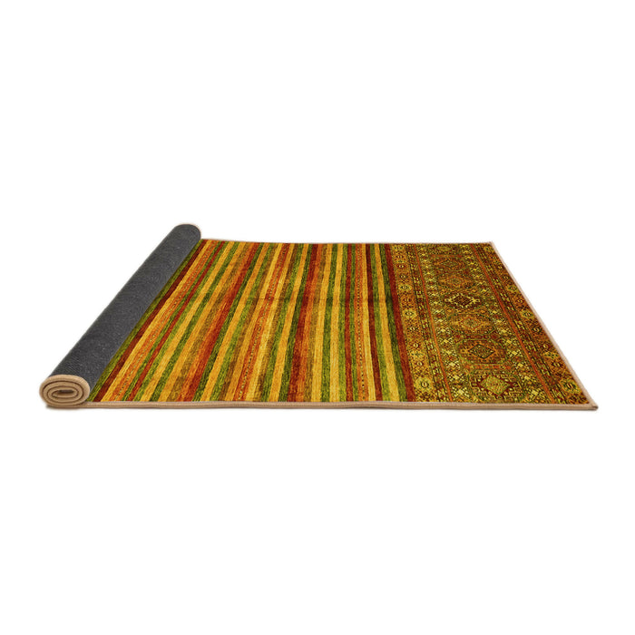 Sideview of Southwestern Yellow Country Rug, con1005yw