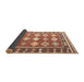 Thickness of Contemporary Sandy Brown Southwestern Rug, con1006