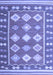 Southwestern Blue Country Rug, con1006blu