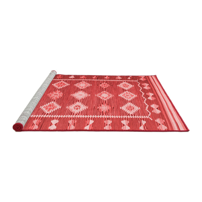 Country Red Washable Rugs