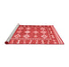 Country Red Washable Rugs