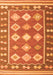 Southwestern Orange Country Rug, con1006org